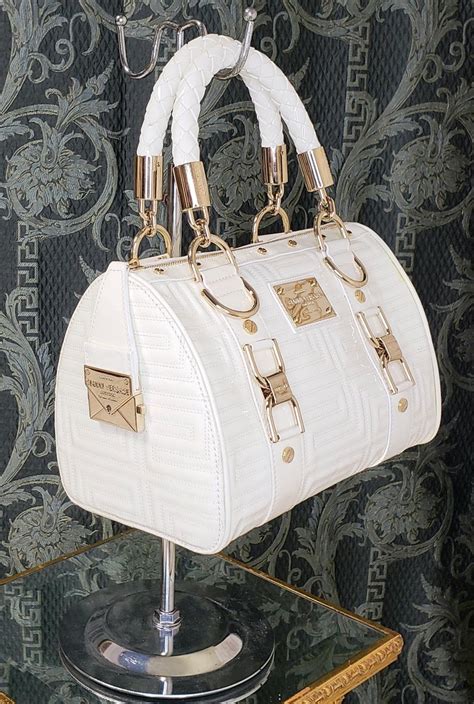 versace white purse|versace purse price.